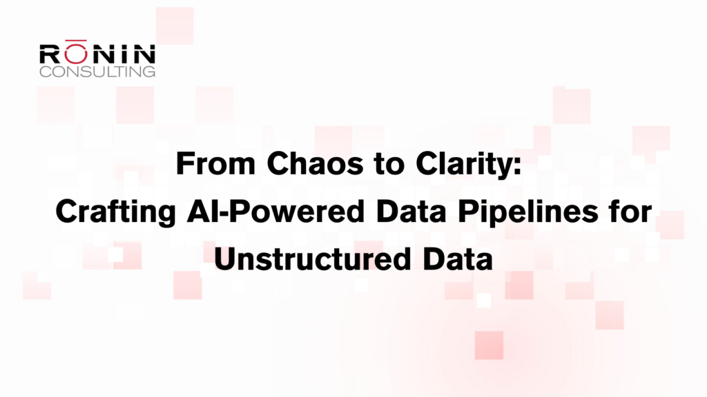 AI-powered Pipelines for Unstructured Data