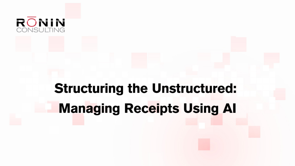 Managing Receipts