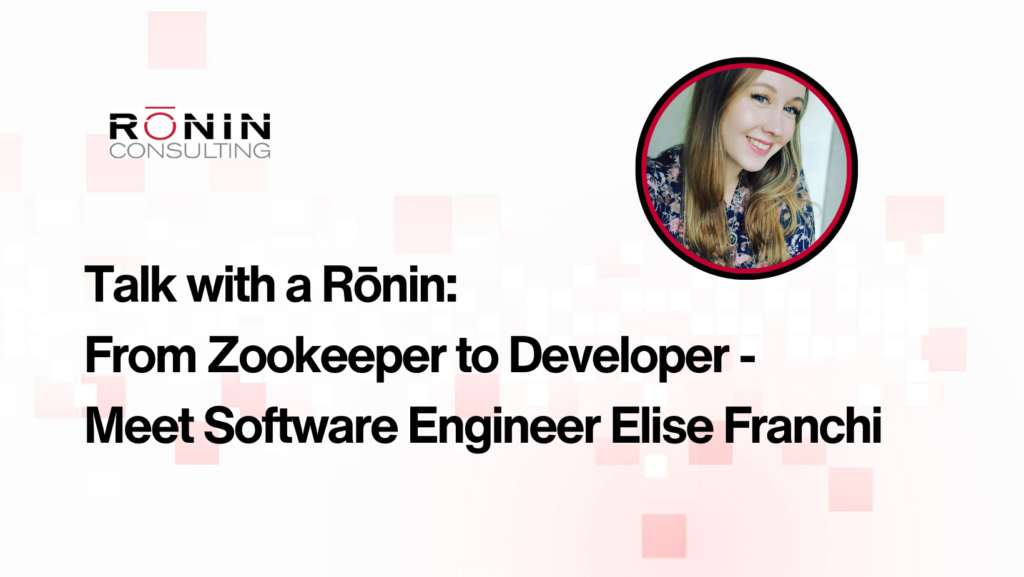 Talk to a ronin: Elise Franchi